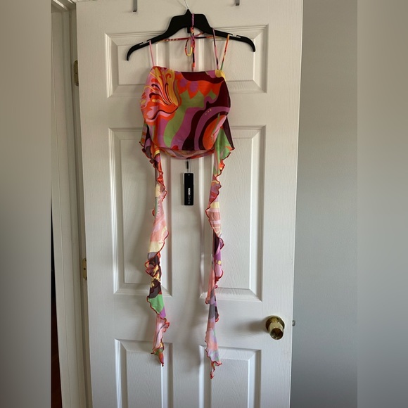 NWT Fashion Nova Tanya Mesh Pant Set - Size XL - Picture 6 of 7